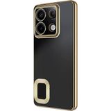 Gpack Xiaomi Redmi Note 13 Pro 4g Kılıf Logo Gösteren Kamera Korumalı Silikon Gold