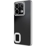 Gpack Xiaomi Redmi Note 13 Pro 4g Kılıf Logo Gösteren Kamera Korumalı Silikon Gümüş