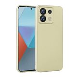 GPACK Xiaomi Redmi Note 13 Pro 5G ile uyumlu Kılıf Premier Kamera Korumalı Mat Silikon, Gold