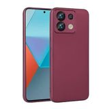 GPACK Xiaomi Redmi Note 13 Pro 5G ile uyumlu Kılıf Premier Kamera Korumalı Mat Silikon, Mürdüm