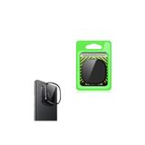 Gpack Xiaomi Redmi Note 14 Pro Plus ile Uyumlu Kamera Lens Koruyucu, Metal, Tekli CL07, Siyah