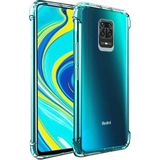 Gpack Xiaomi Redmi Note 9 Pro Antishock Ultra Koruma Sert Kapak Şeffaf Kılıf