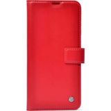 Gpack Xiaomi Redmi Note 9 Pro Kar Delüx Cüzdan Kartvizitli Kopçalı Kırmızı Kılıf