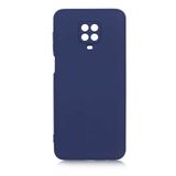 Gpack Xiaomi Redmi Note 9S Mara Silikon Mat Soft Kamera Korumalı Lansman Lacivert Kılıf