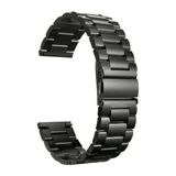 GPACK Xiaomi Watch S1 Active ile uyumlu Kordon Kayış Metal Sıralı Çelik 22/krd04, Siyah