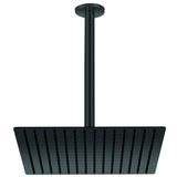 GPD ADS21-S Kare Slim Metal 30x30 cm Siyah Ankastre Duş Başlığı