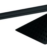 GPD ADS27-S Kare Slim Metal 20x20 cm Siyah Ankastre Duş Başlığı