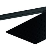 GPD ADS29-S Kare Slim Metal 25x25 cm Siyah Ankastre Duş Başlığı