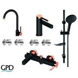 GPD Gpd Banyo / Mutfak / Lavabo / Duş Armatür Batarya Seti Çok Renkli