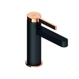 GPD MLB165-S-R Gildo Siyah Rosegold Lavabo Bataryası