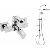 Gpd Tepe Duş Seti ve Banyo Bataryası Ritmo MBB85-DST19-3 - Krom