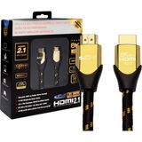 Gplus 8K60 4 Metre HDMI 2.1 48 Gbps 8k Ultra Hd Premium Sertifikalı 8k 60Hz 4320P 4K 120Hz 2160P 26 Awg D-Hdr Hdcp 2.3 Earc Destekli 48 Gbps Ultra Yüksek Çözünürlüklü HDMI 2.1 Görüntü Kablosu 8K6040