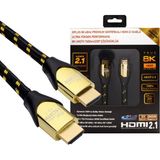 Gplus 8K60 5 Metre HDMI 2.1 48 Gbps 8k Ultra Hd Premium Sertifikalı 8k 60Hz 4320P 4K 120Hz 2160P 26 Awg D-Hdr Hdcp 2.3 Earc Destekli 48 Gbps Ultra Yüksek Çözünürlüklü HDMI 2.1 Görüntü Kablosu 8K6050