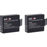 Gplus Aksiyon Kamera İkili Yedek Batarya Pakedi 900 mAh Uyumlu SJ4000 SJ5000 Elite M10 Modelleri