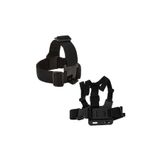 Gplus Chest Body Strap Göğüs Kemeri ve Head Strap Kafa Bandı 2li Seti