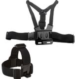 Gplus Göğüs Kemeri Chest Strap ve Kafa Bandı 2 Parça Aksesuar Set