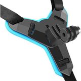 Gplus GP523 Gopro 12 Eken H9R Sjcam SJ4000 Aksiyon Kameralarla Uyumlu Kask Bağlantı Aparatı Kask Çene Tutucu Mavi