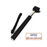 Gplus GP55 Gopro Hero 10 Eken H9R Sjcam SJ4000 20 cm -97 cm Uzayabilen Teleskopik Monopod Selfie Çubuğu