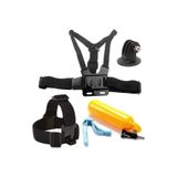 Gplus St005 Gopro Hero 10 Eken H9r Sjcam Sj4000 Aksiyon Kamera Kafa Bandı Göğüs Kemeri 5 Parça Set