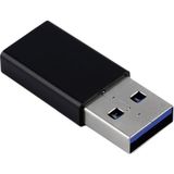 Gplus TC30 USB 3.0 Erkek To Type C 3.1 Dişi Çevirici Şarj ve Data Aparatı Mini OTG Adaptör - Siyah