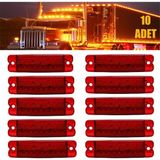 Gpr 12 Volt 18 Ledli Yan Marker LED Lamba Dorse Kamyon Kırmızı 10 Adet