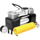 Gpr Araç Lastik Çift Pistonlu Hava Şişirme Kompresörü Pompası 150PSI 12 Volt Taşıma Çantası Hediyeli