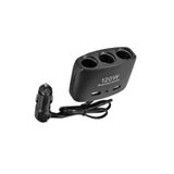 GPR AUTO PARTS Enerji Soketi Çakmaklık Çoğaltıcı 3 Girişli Çift Usb'li 12v-24v 120w