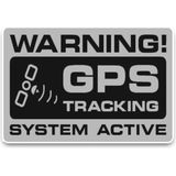 Gps Takip Sistemi Aktif Uyarı Araba Çıkartmaları 4ADET - Standart