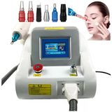 Gqkvq Taşınabilir Pikosaniye Lazer Dövme Silme Makinesi, Dövme Yıkama, Kaş, Koyu Noktalar, Pigment Kaldırma Ve Cilt Gençleştirme İçin Kırmızı Nokta Vizörlü 6 Prob