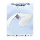 GR-AKS PEUGEOT 207 ARACA ÖZEL BEYAZ BOYALI YARASA AYNA KAPAĞI A+