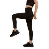 GRAB 7/8 Cepli Siyah Spor Tayt