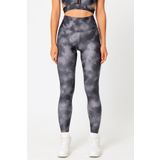 GRAB Gri Batik Desen Spor Tayt