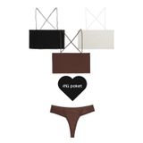 Grab Me The Core 4 Set – 3 Spagetti Askı Bralet & Spor Tanga