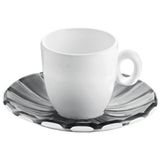 Grace 2'Li Espresso Fincanı - Gri