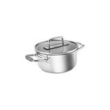 Grace Indüksiyon Tabanlı Çelik Tencere 22 cm 3.8 Litre Metal - Standart