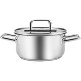 Grace Indüksiyon Tabanlı Çelik Tencere 22 cm 3.8 Litre Metal
