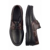 GRACIA Hakiki Siyah Deri Hafif Ortopedik Loofer Ayakkabı Casual Günlük Güverte Marin Bağcıklı Makosen Boat Shoe Klasik Yazlık Yürüyüş, Kahverengi, 44