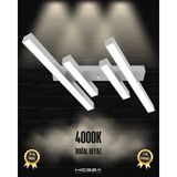 Grada (Gri Kasa, Doğal Beyaz) Ledli Modern Plafonyer LED Avize Salon Mutfak Oturma Odası Antre Hol Çocuk Odası LED