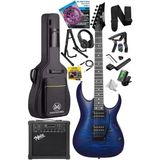 GRADE-25AMP Blue Rosewood Yüksek Kalite 25W Amfili Elektro Gitar