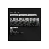 Gradient Yan Baskı Klavye Tuşları Çift Pbt Klavye Tuşları 130 Key Kiraz Mx Keycaps Oyun Klavyesi
