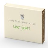 Graf Von Faber Castell ‎141117 Yılan Yeşili 6'lı Dolma Kalem Kartuşu