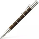 Graf Von Faber-Castell Anello Grenadilla Tükenmez Kalem, Platin Kaplama Halkalı Özel Reçine Gövde, B