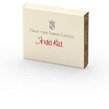 Graf von Faber-Castell Dolma Kalem Kartuşu 6'lı Hint Kırmızısı