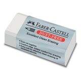 Graf Von Faber-Castell Faber-Castell 187130-BOX30 Tozsuz Silgi - Beyaz (30'lu Paket) - Ana Renkler