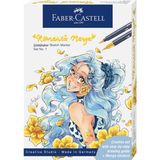 Graf Von Faber-Castell Faber-Castell Goldfaber Sketch Marker, Romantik Manga Set - Renkli