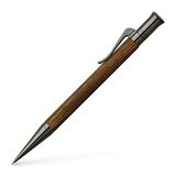 Graf von Faber-Castell Klasik Makassar Versatil Kalem, B Sertliği, 0.7 mm Uç, Özel Ahşap Gövde, PVD Titanyum Kaplama, Yedek Uç ve Silgili