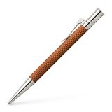 Graf von Faber-Castell Klasik Tükenmez Kalem, Pernambuco Ahşap Gövde, Platin Kaplama, B Uç Kalınlığı, El Yapımı