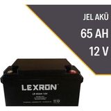 Grafen Enerji 65 Amper 12 Volt Jel Akü - 65 Ah Jel Akü