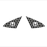 Graficar Design Honda Civic FC5 ile Uyumlu Kelebek Cam Sticker Set, Logolu