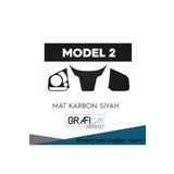 Graficar Design Honda Fc5 ile Uyumlu Direksiyon Kaplama Sticker Model 2
